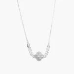 Collar Plata .925 Flores Trébol 0137