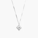 Collar Plata .925 Flores Trébol 0147