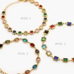 Pulsos Zirconias de Colores Acero Inoxidable 854