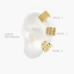 Cuff Liso Sin Piedras Chapa de Oro 151