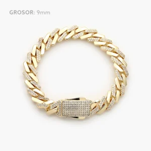 Pulso Mónaco 9mm. Chapa de Oro 0308