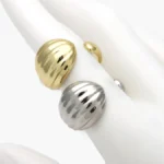 Anillo Ajustable Chunky Chapa de Oro 1351