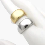 Anillo Ajustable Chunky Chapa de Oro 1355
