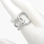 Anillo Ajustable Chunky Chapa de Oro 1357 - Image 2
