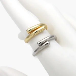 Anillo Ajustable Chapa de Oro 1358