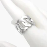 Anillo Ajustable Chunky Chapa de Oro 1359 - Image 2