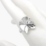 Anillo Ajustable Chunky Chapa de Oro 1363 - Image 2