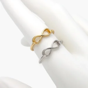 Anillo Ajustable Chapa de Oro Infinito 1371