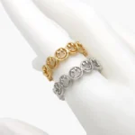 Anillo Ajustable Chapa de Oro Caritas Felices 1373