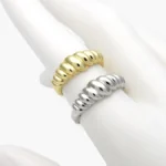 Anillo Ajustable Chunky Chapa de Oro 1380