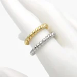 Anillo Ajustable Chapa de Oro Trenzado 1382