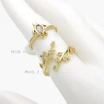 Anillo Ajustable Chapa de Oro 1387