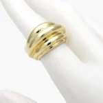 Anillo Ajsutable Chunky Chapa de Oro 1388