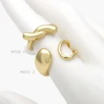 Anillo Ajustable Chunky Chapa de Oro 1389