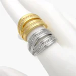 Anillo Ajustable Chunky Chapa de Oro 1397