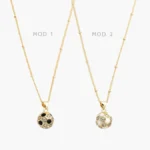 Collar Balón de Futbol Chapa de Oro 714