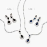 Set Fiesta Chapa de Rodio Zirconias 0097