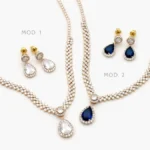 Set Fiesta Chapa de Oro Zirconias 0100