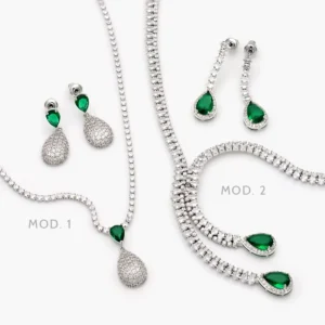 Set Fiesta Chapa de Oro Zirconias 0101