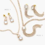 Set Fiesta Chapa de Oro Zirconias 0102