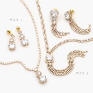 Set Fiesta Chapa de Oro Zirconias 0102