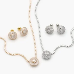 Set Fiesta Chapa de Oro Zirconias 0108