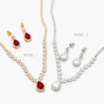 Set Fiesta Chapa de Oro Zirconias 0178