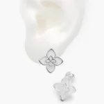 Aretes Plata .925 Flor Trébol 0137