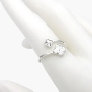 Anillo Plata .925 Flor Trébol 233