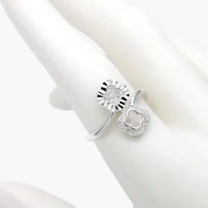 Anillo Plata .925 Flor Trébol 240