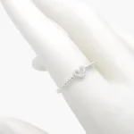 Anillo Plata .925 Piedra Corazón 254