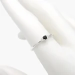 Anillo Plata .925 Piedra Negra 266