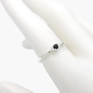 Anillo Plata .925 Piedra Negra 266