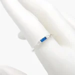 Anillo Plata .925 Piedra Azul 274