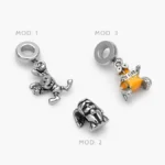 Dije Angel Robot Wall E Conejo Acero Inoxidable 734