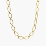 Collar Eslabones Chapa de Oro 720