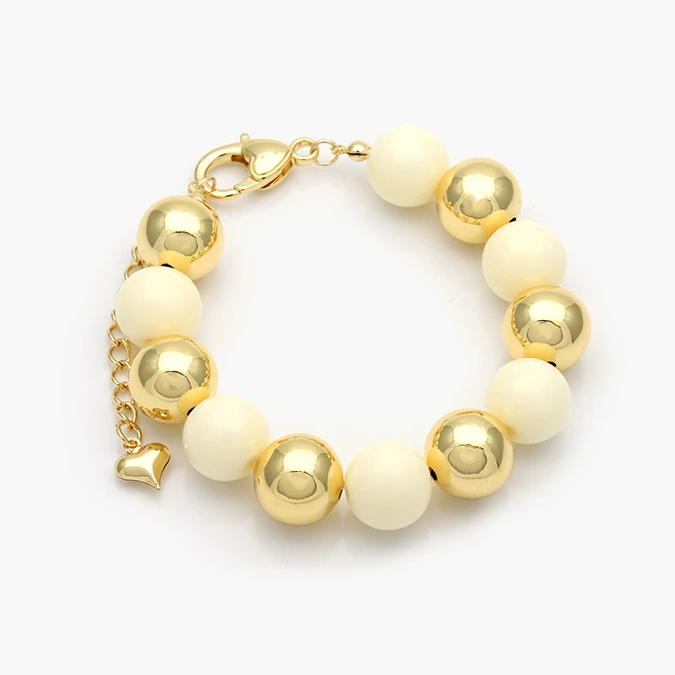 CP0314 Pulso Chunky Resina Chapa de Oro 314 - Image 1