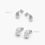 Broqueles Gotas Plata .925 258