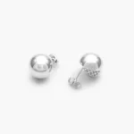 Broqueles Esfera Chunky Plata .925 260