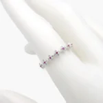 Anillo Churumbela Flores Trebol Plata .925 Mod. 283