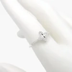 Anillo Flor Trébol Zirconias Blancas Plata .925 Mod. 284 - 6