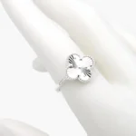 Anillo Flor Trébol Plata .925 Mod. 286