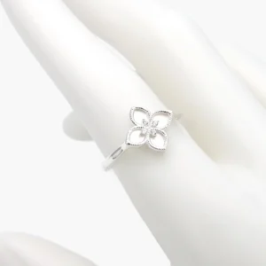 Anillo Flor Trébol Plata .925 Mod. 295