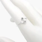 Anillo Flor Trébol Plata .925 Mod. 296 - 6