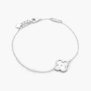Pulso Plata .925 Flores Trébol 0135